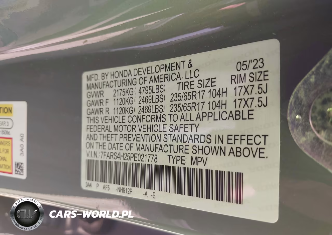 2023 Honda Cr-V Lx Awd VIN:7FARS4H25PE021778 - 9