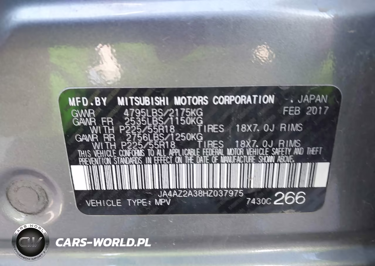 2017 Mitsubishi Outlander Es VIN:JA4AZ2A38HZ037975 - 9