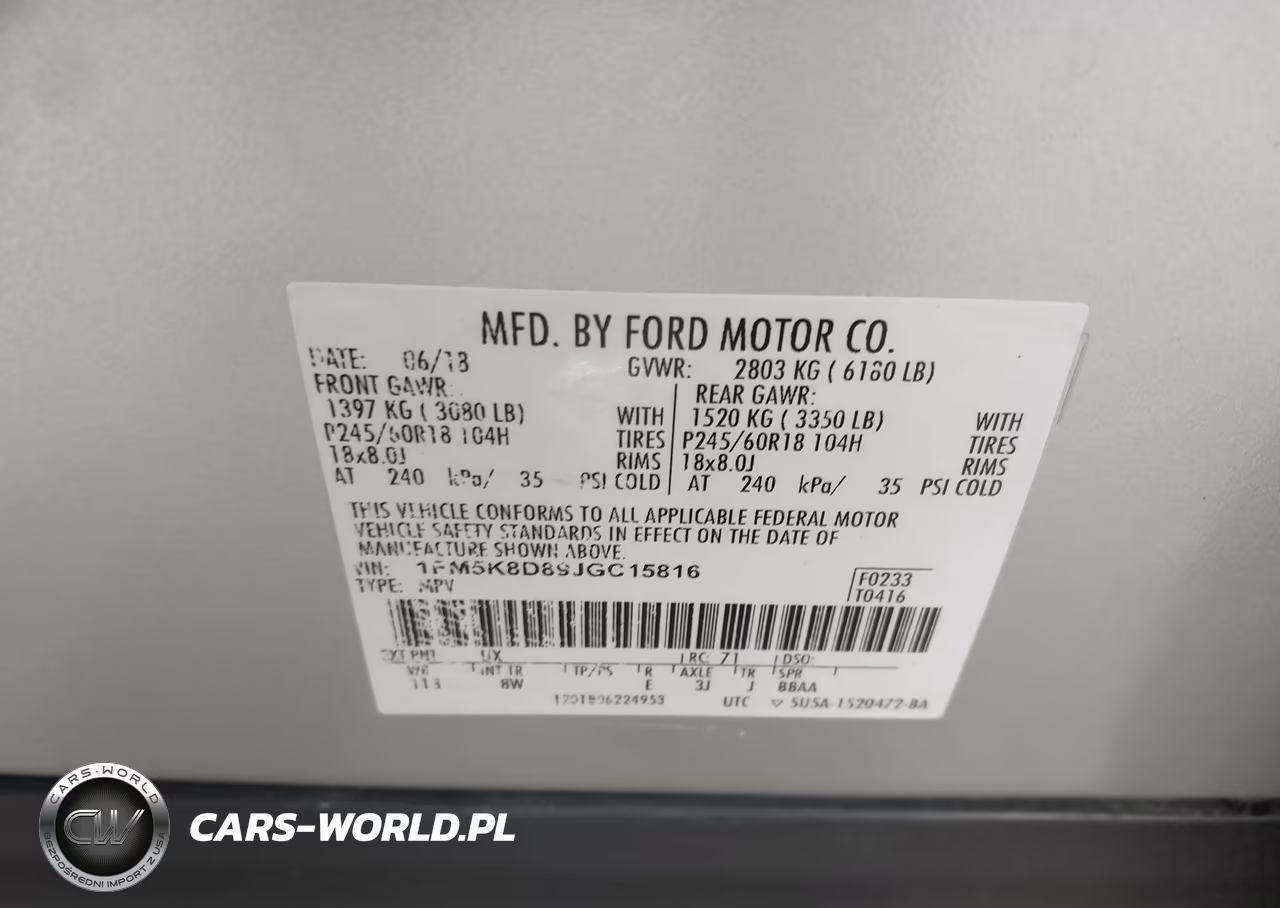 2018 Ford Explorer Xlt VIN:1FM5K8D89JGC15816 - 9