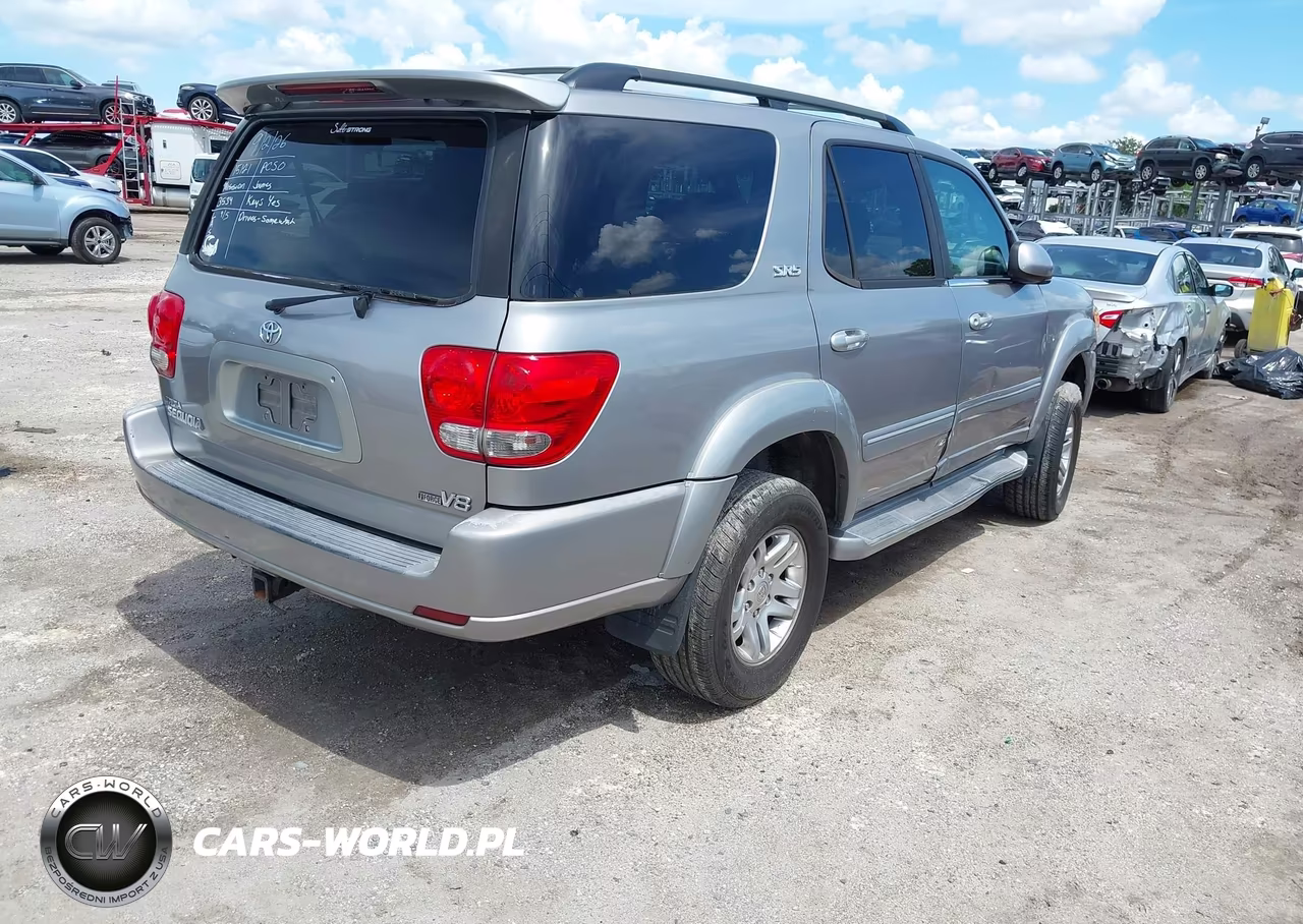 2005 Toyota Sequoia Sr5 V8 VIN:5TDZT34A75S253534 - 4