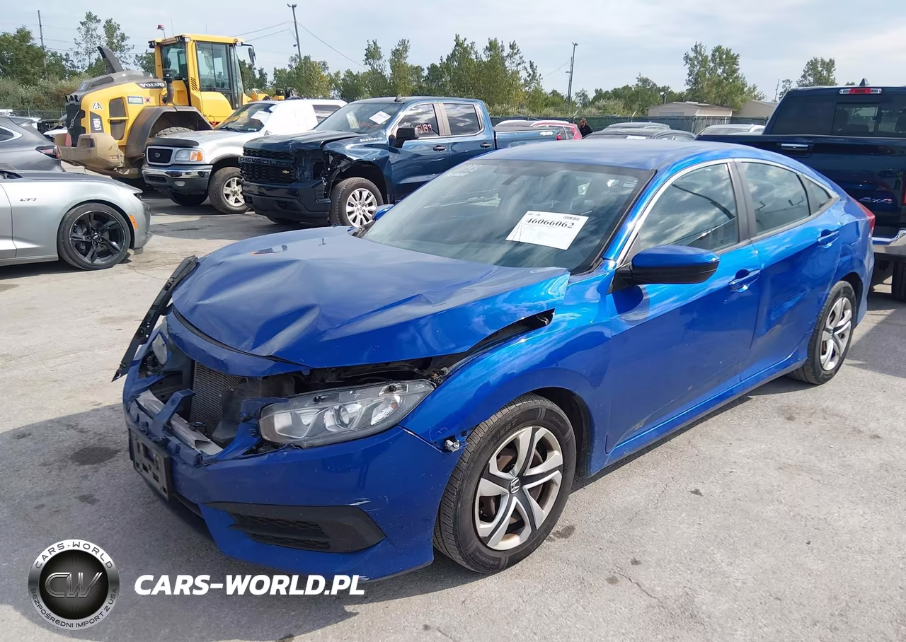 2016 Honda Civic Lx VIN:19XFC2F50GE079638 - 2