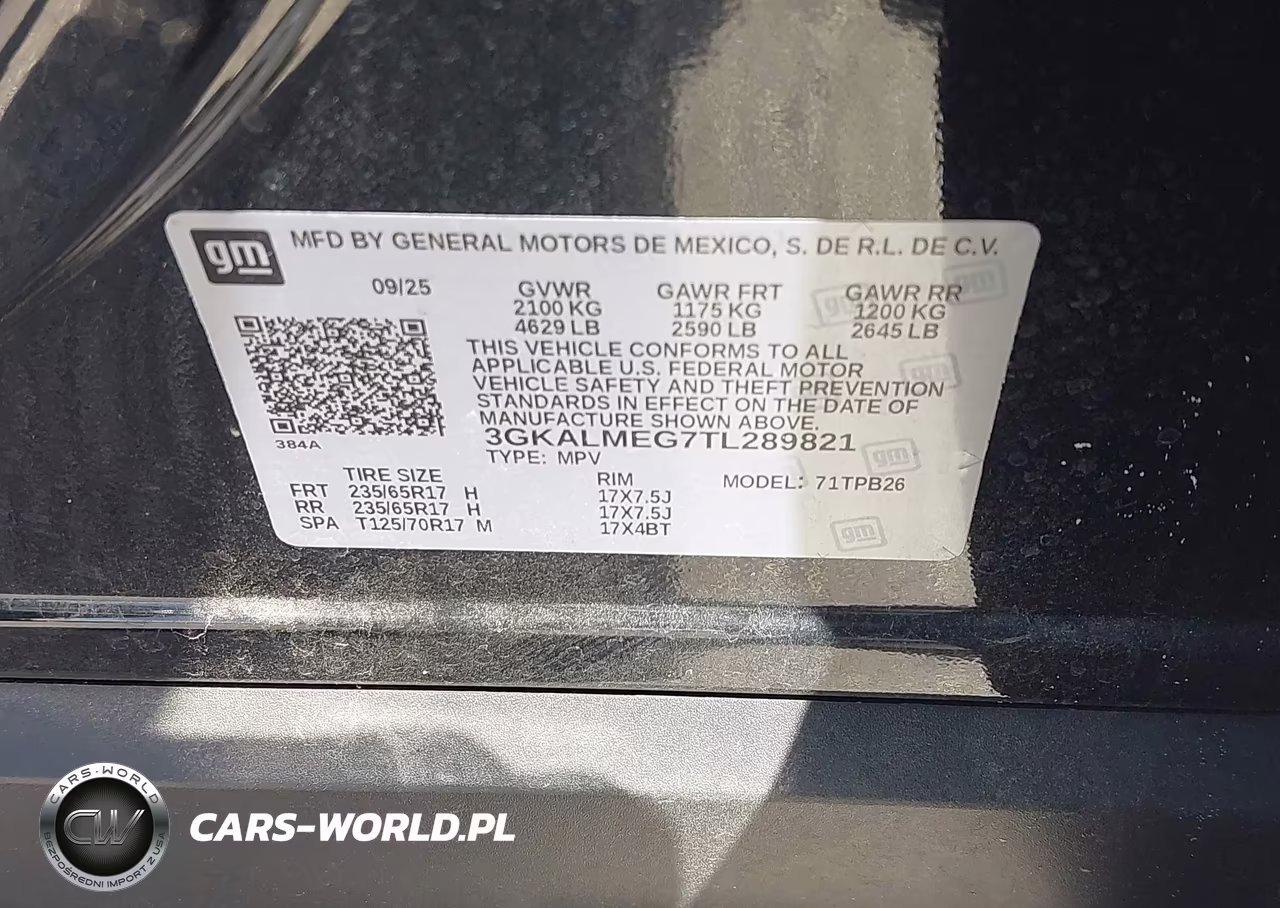 2026 GMC Terrain Fwd Elevation VIN:3GKALMEG7TL289821 - 9