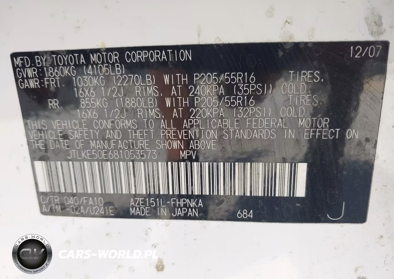 2008 Scion Xb VIN:JTLKE50E681053573 - 9