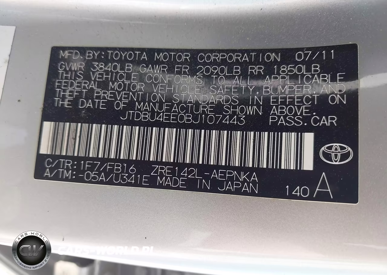 2011 Toyota Corolla Le VIN:JTDBU4EE0BJ107443 - 9