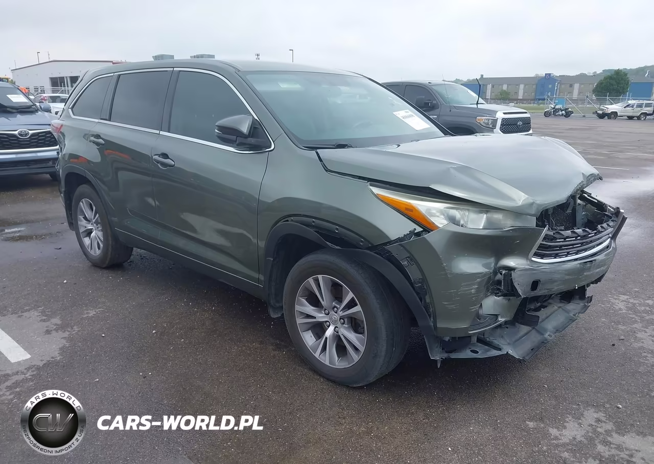 2015 Toyota Highlander Le Plus V6 – zdjęcie 1 z 16