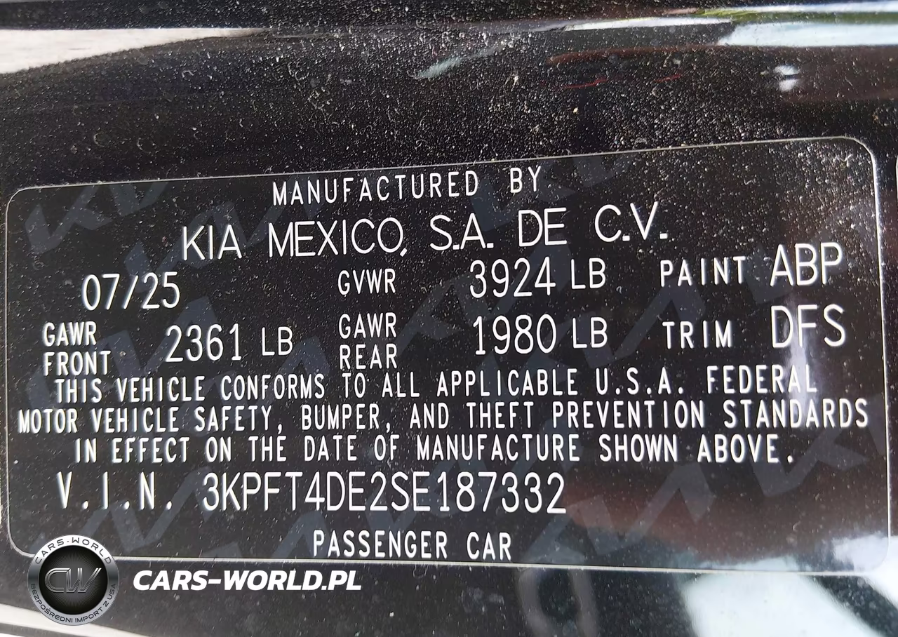 2025 Kia K4 Lxs VIN:3KPFT4DE2SE187332 - 9
