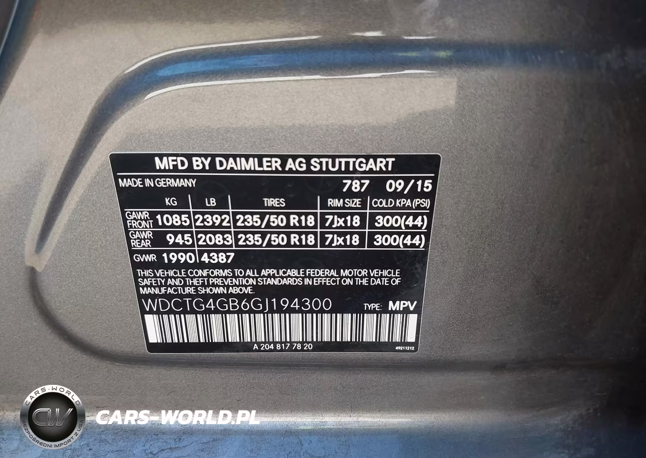 2016 Mercedes-Benz Gla 250 4Matic VIN:WDCTG4GB6GJ194300 - 9