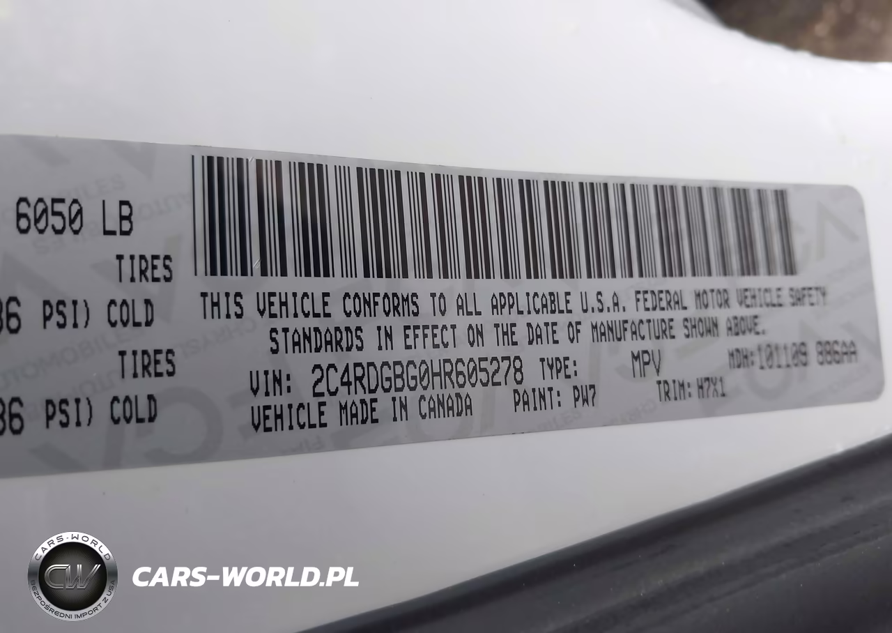 2017 Dodge Grand Caravan Se VIN:2C4RDGBG0HR605278 - 9