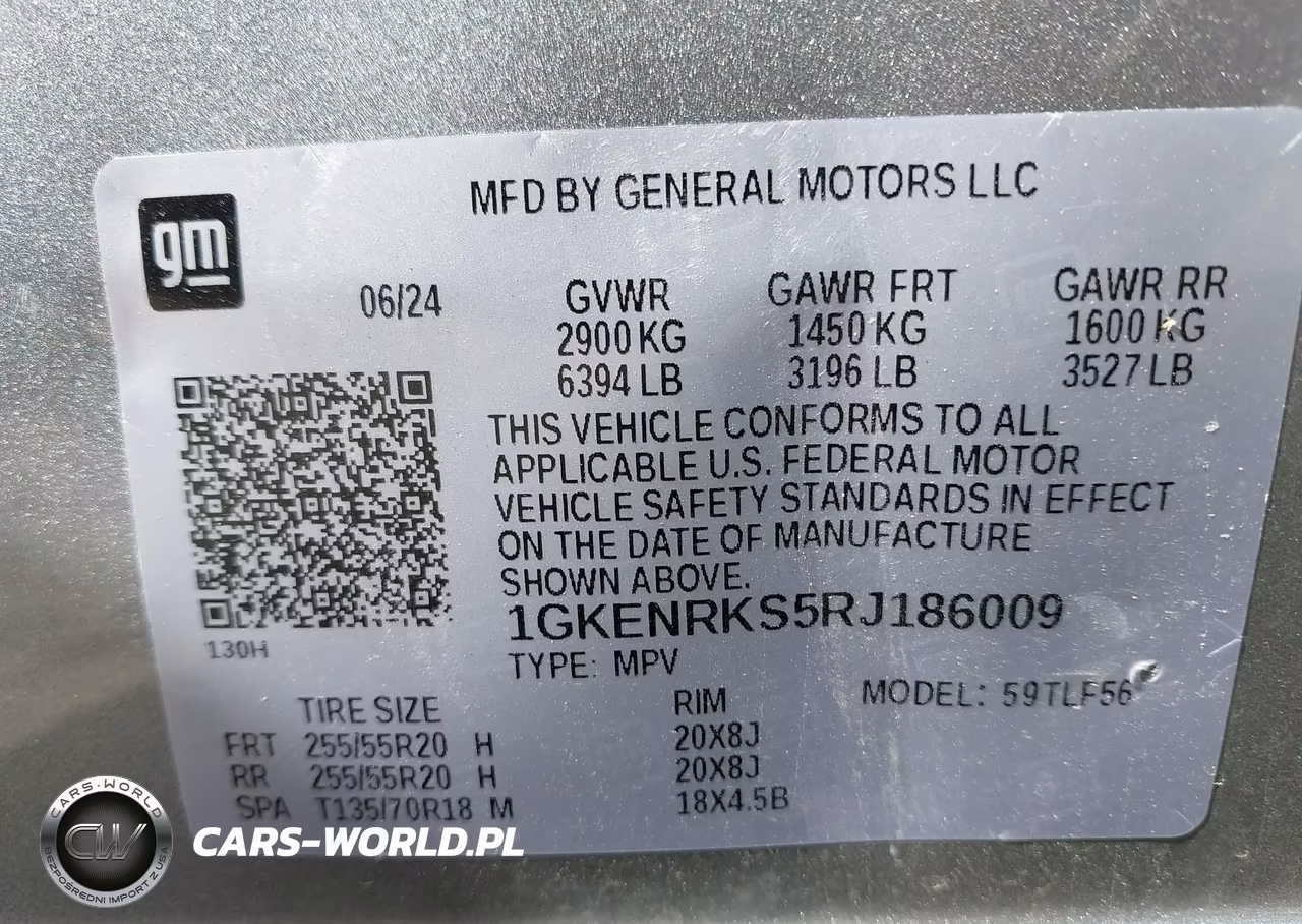 2024 GMC Acadia Awd Denali VIN:1GKENRKS5RJ186009 - 9
