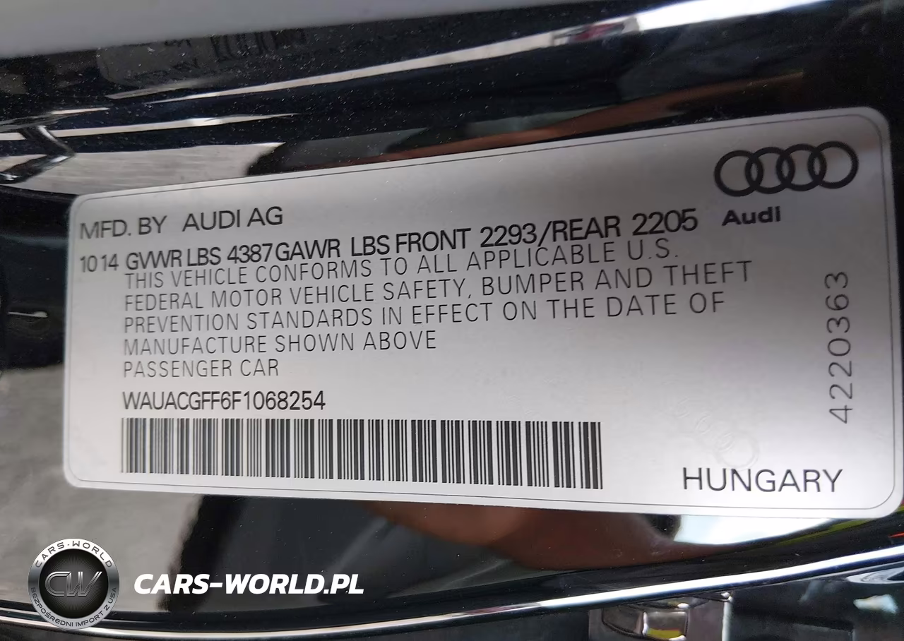 2015 Audi A3 1.8T Premium VIN:WAUACGFF6F1068254 - 3