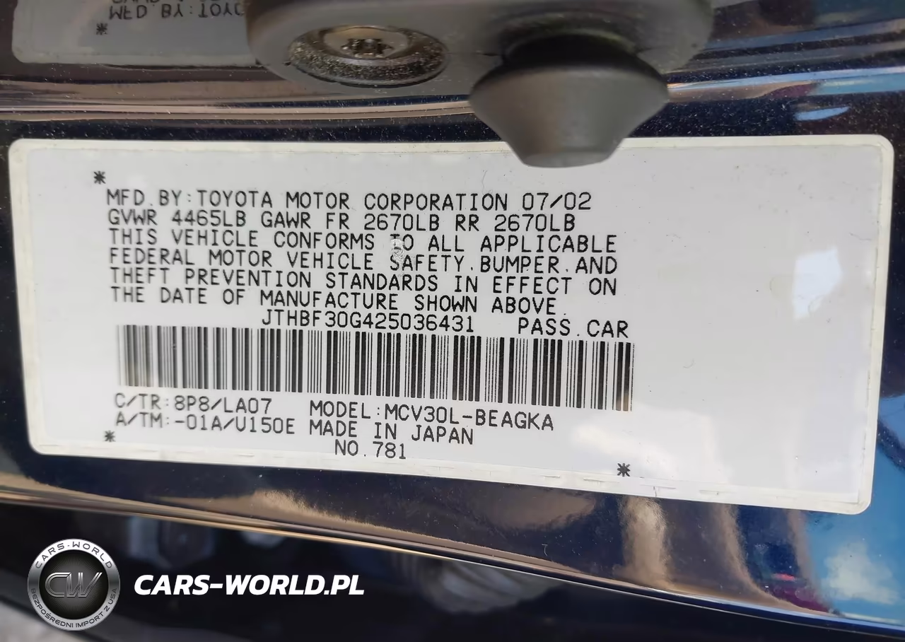 2002 Lexus Es 300 VIN:JTHBF30G425036431 - 9