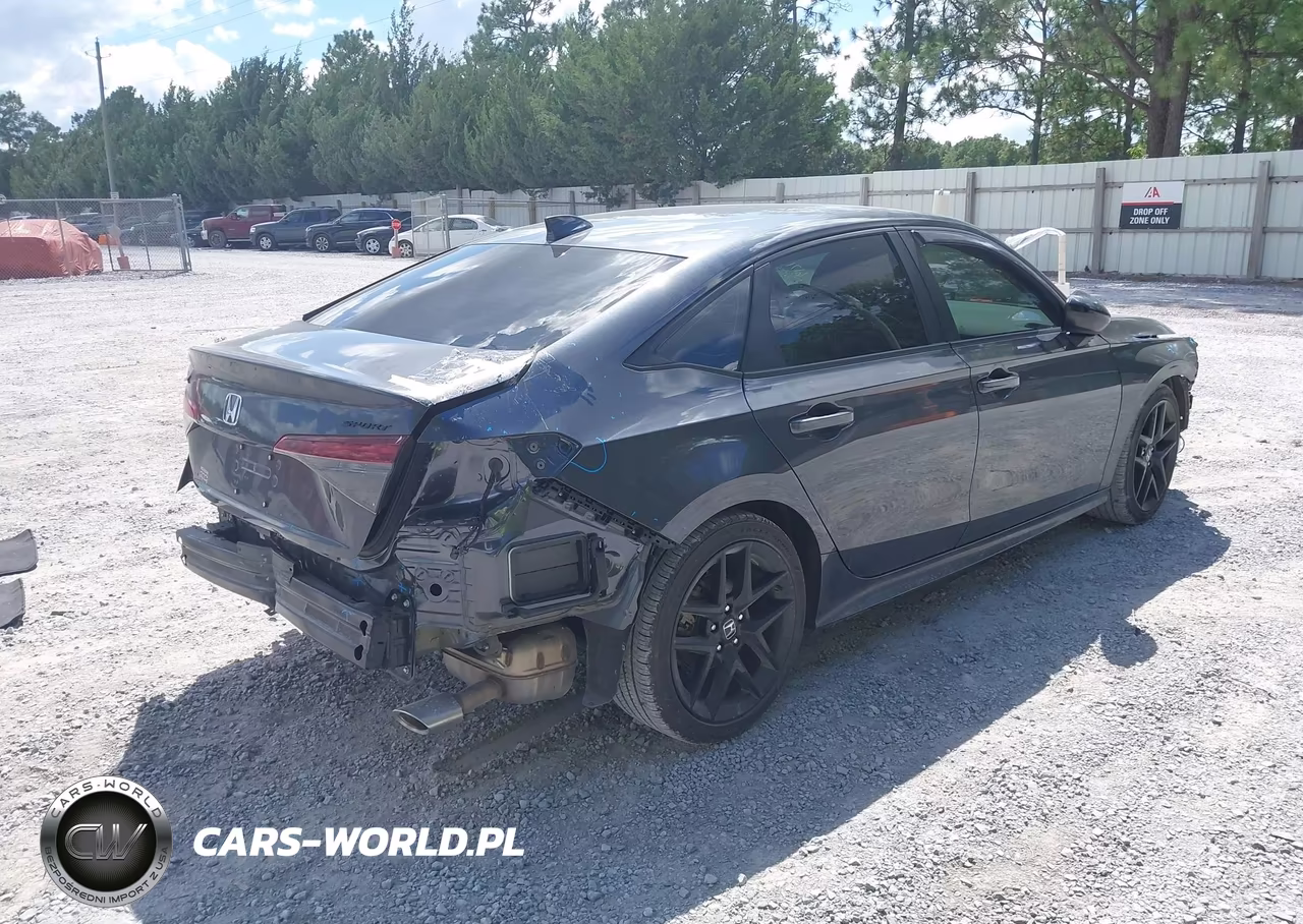 2026 Honda Civic Sport VIN:2HGFE2F52TH518347 - 4