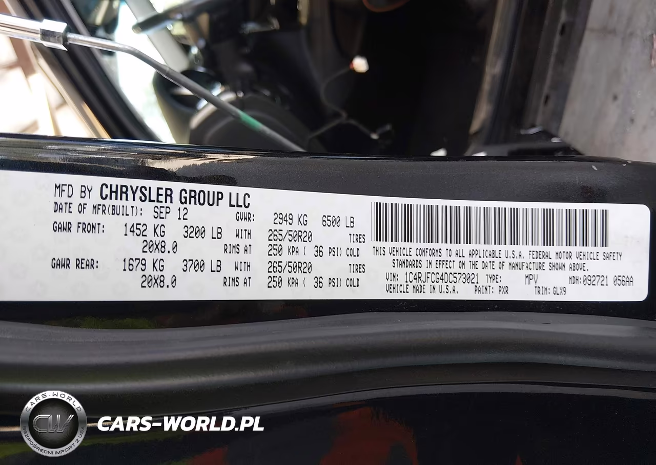 2013 Jeep Grand Cherokee Overland Summit VIN:1C4RJFCG4DC573021 - 9