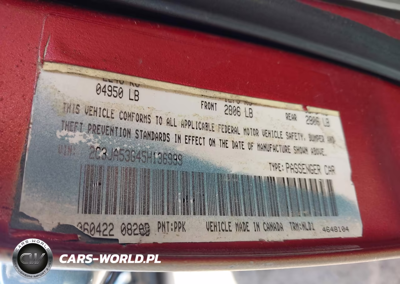 2005 Chrysler 300 Touring VIN:2C3JA53G45H136999 - 9