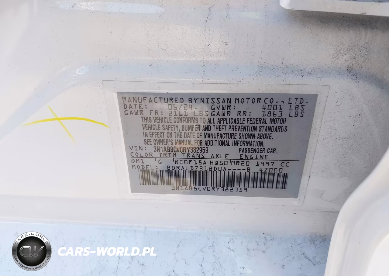 2024 Nissan Sentra Sv Xtronic Cvt VIN:3N1AB8CV0RY382959 - 9
