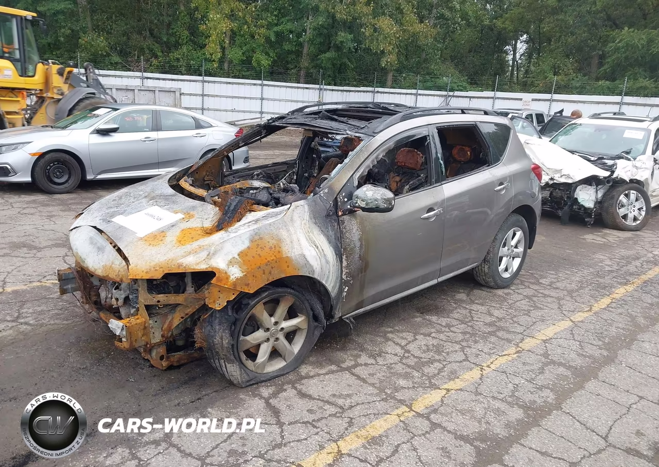 2009 Nissan Murano Sl VIN:JN8AZ18W09W144753 - 2