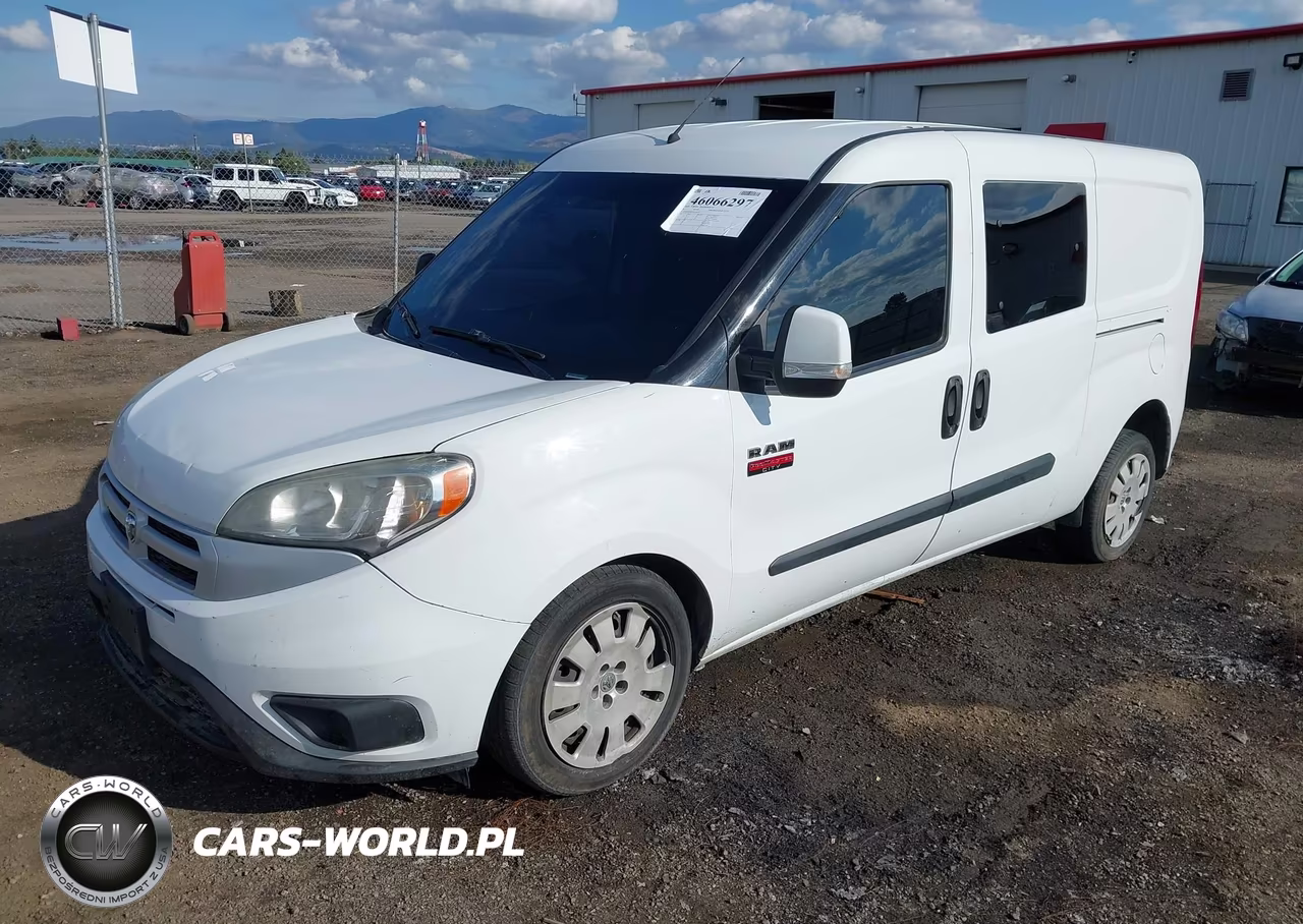 2017 Ram Promaster City Tradesman Slt VIN:ZFBERFBB6H6E10510 - 2