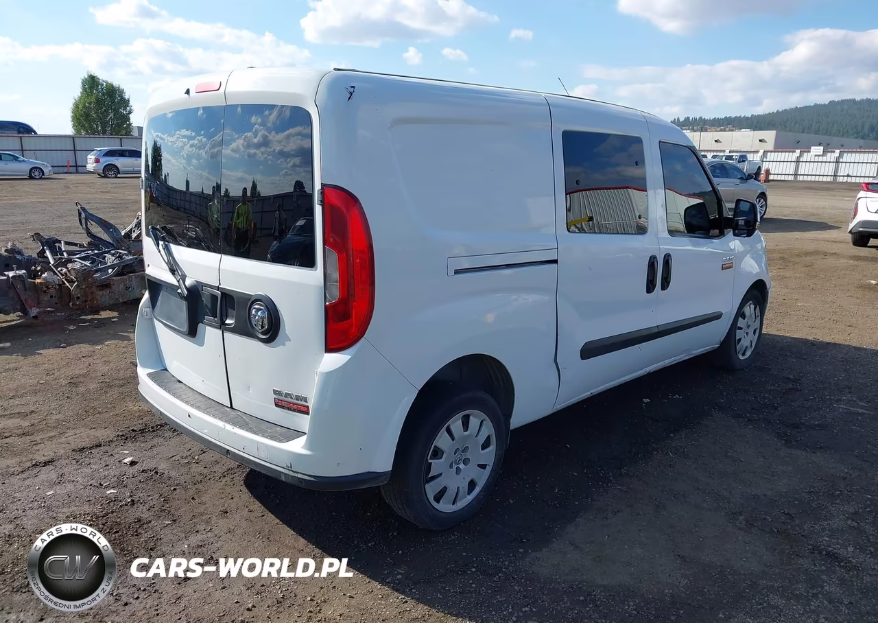 2017 Ram Promaster City Tradesman Slt VIN:ZFBERFBB6H6E10510 - 4