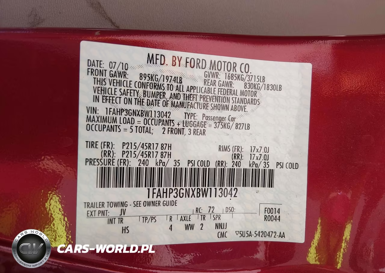 2011 Ford Focus Ses VIN:1FAHP3GNXBW113042 - 9