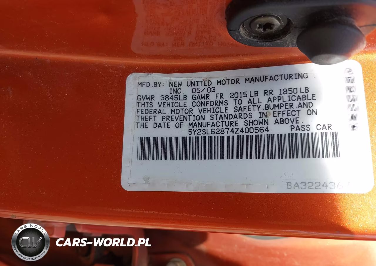 2004 Pontiac Vibe VIN:5Y2SL62874Z400564 - 9
