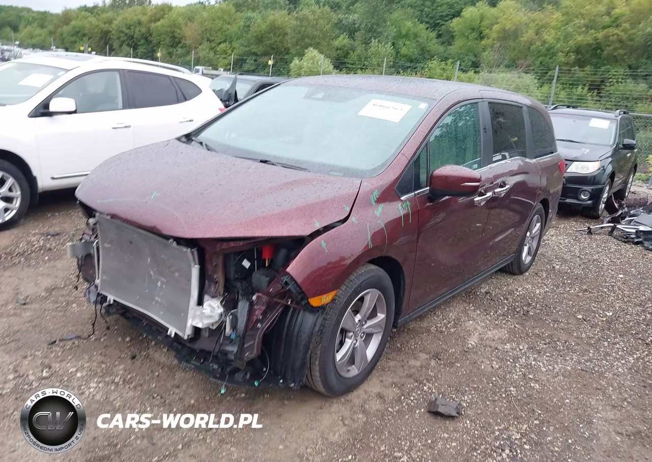 2020 Honda Odyssey Ex-L-Ex-L W-Navi Res VIN:5FNRL6H7XLB060456 - 2