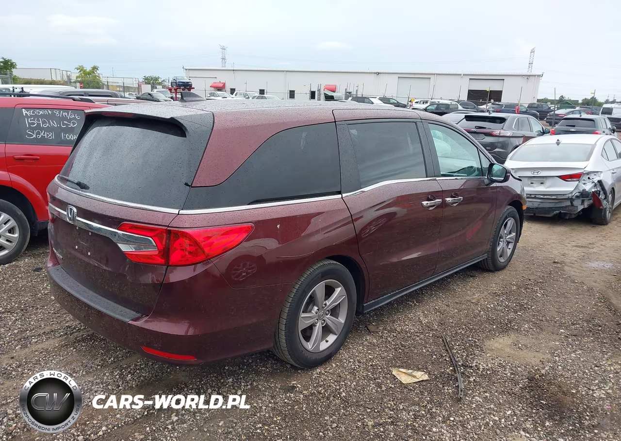 2020 Honda Odyssey Ex-L-Ex-L W-Navi Res VIN:5FNRL6H7XLB060456 - 4