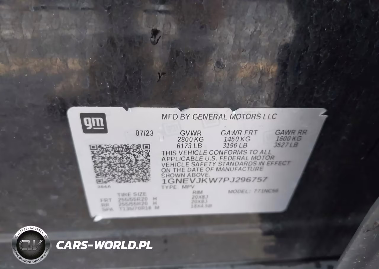 2023 Chevrolet Traverse Awd Rs VIN:1GNEVJKW7PJ296757 - 9