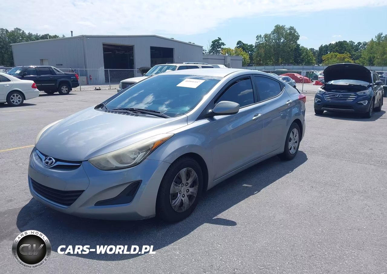 2016 Hyundai Elantra Se VIN:5NPDH4AE9GH705629 - 2