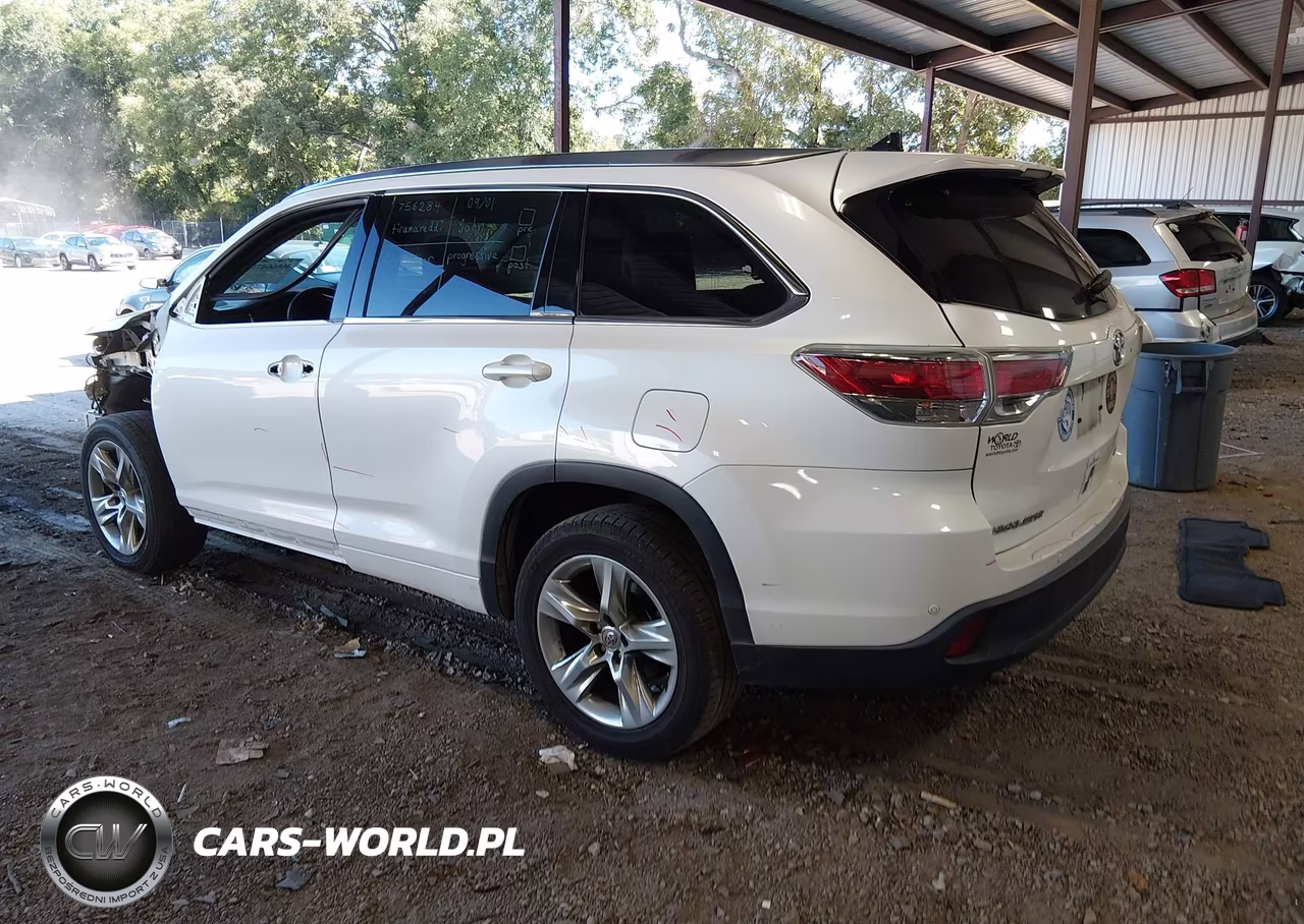 2014 Toyota Highlander Limited V6 VIN:5TDYKRFH4ES010758 - 3