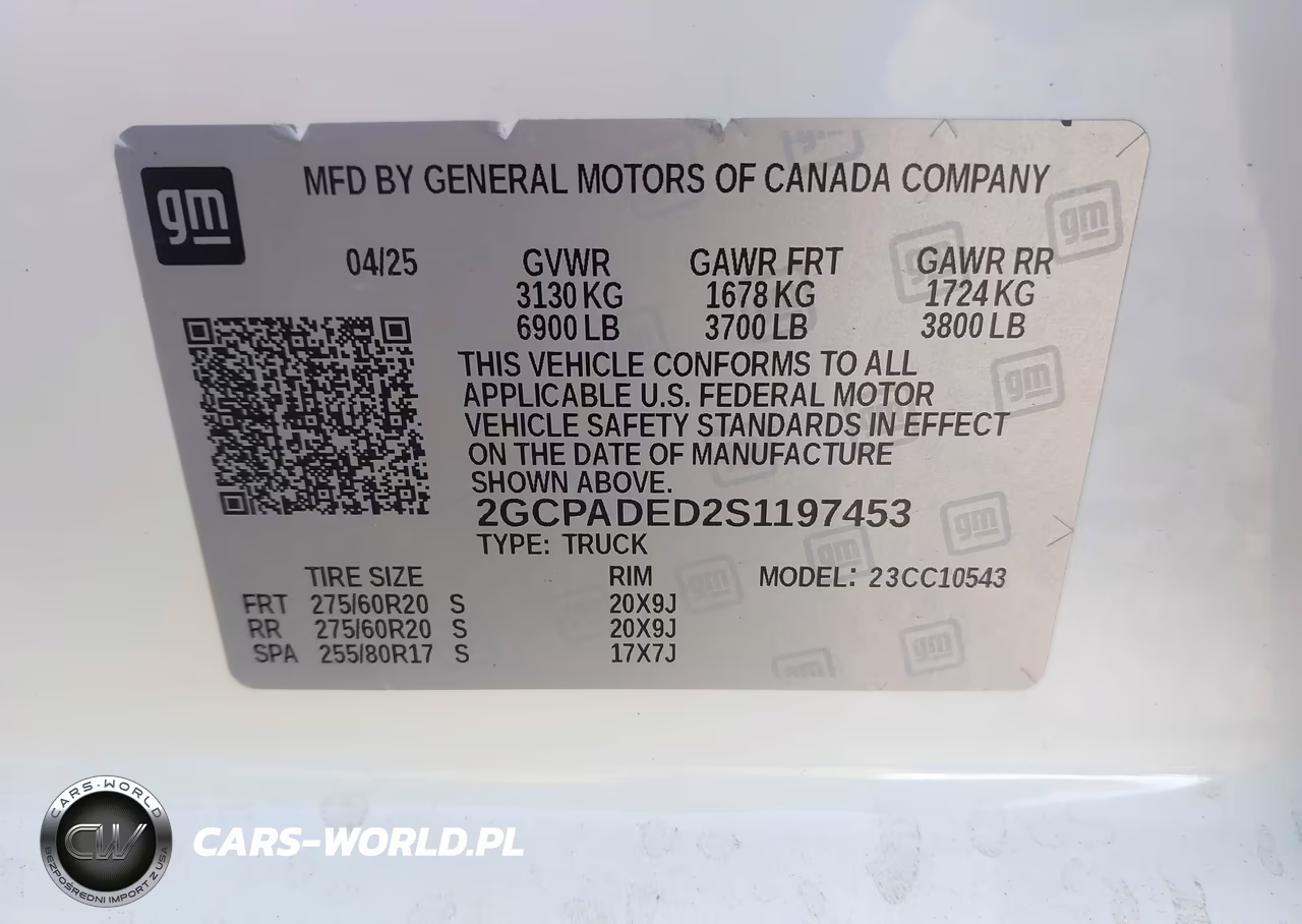 2025 Chevrolet Silverado 1500 2Wd Short Bed Rst VIN:2GCPADED2S1197453 - 9