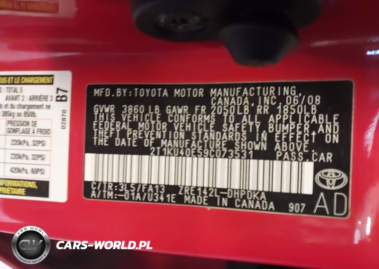 2009 Toyota Matrix VIN:2T1KU40E59C073531 - 9