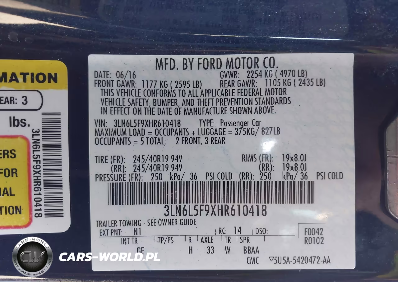 2017 Lincoln Mkz Reserve VIN:3LN6L5F9XHR610418 - 9