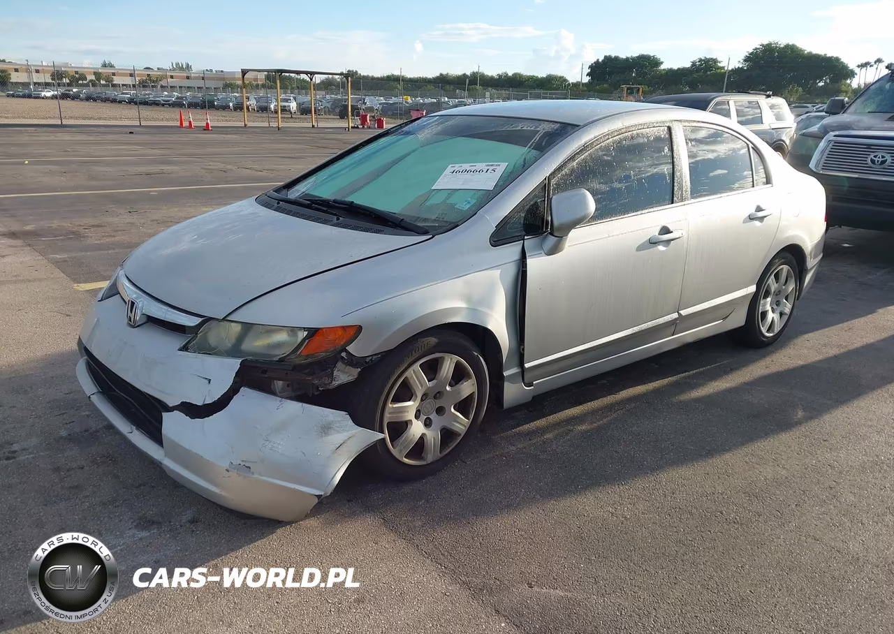 2007 Honda Civic Lx VIN:1HGFA16567L008761 - 2
