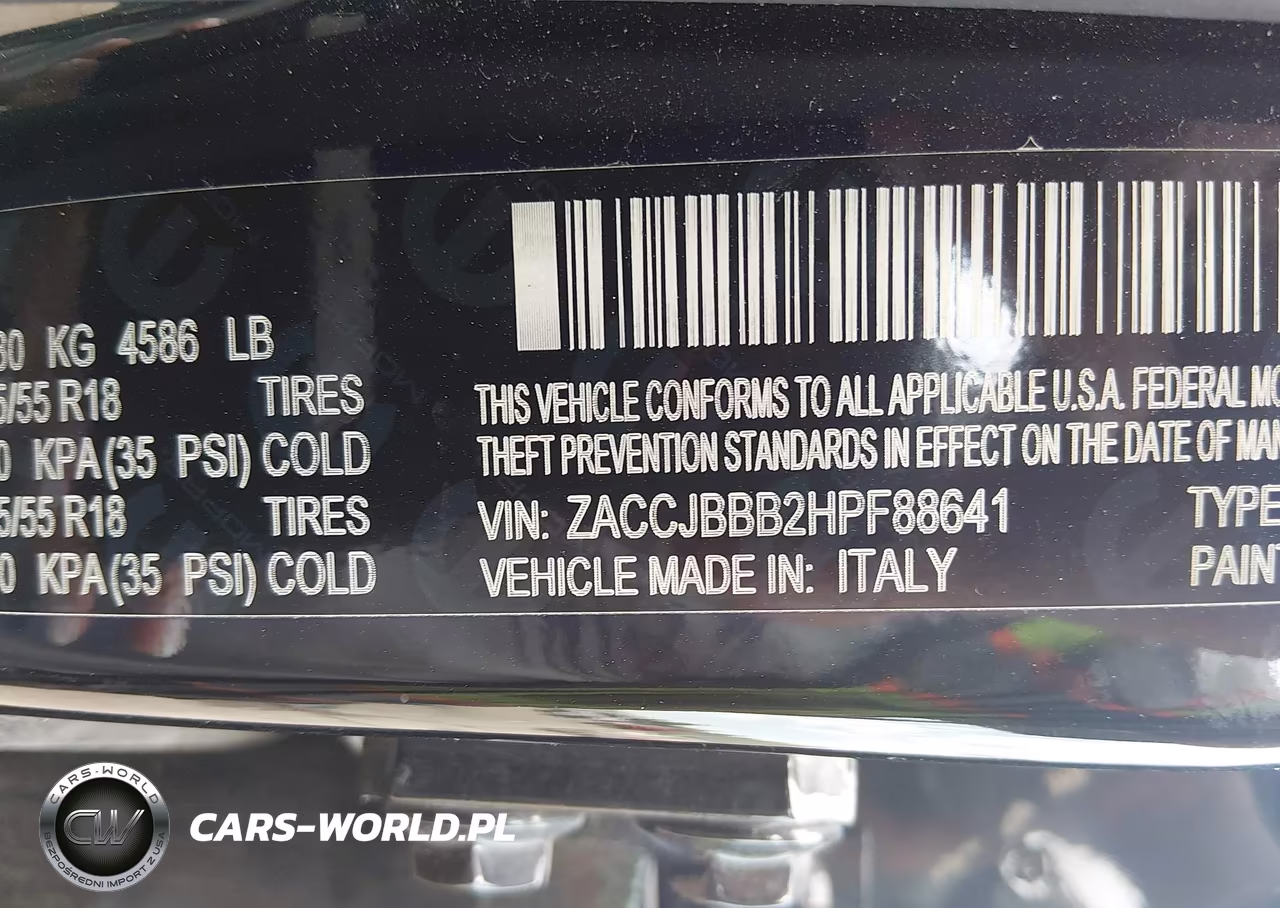 2017 Jeep Renegade Altitude VIN:ZACCJBBB2HPF88641 - 9