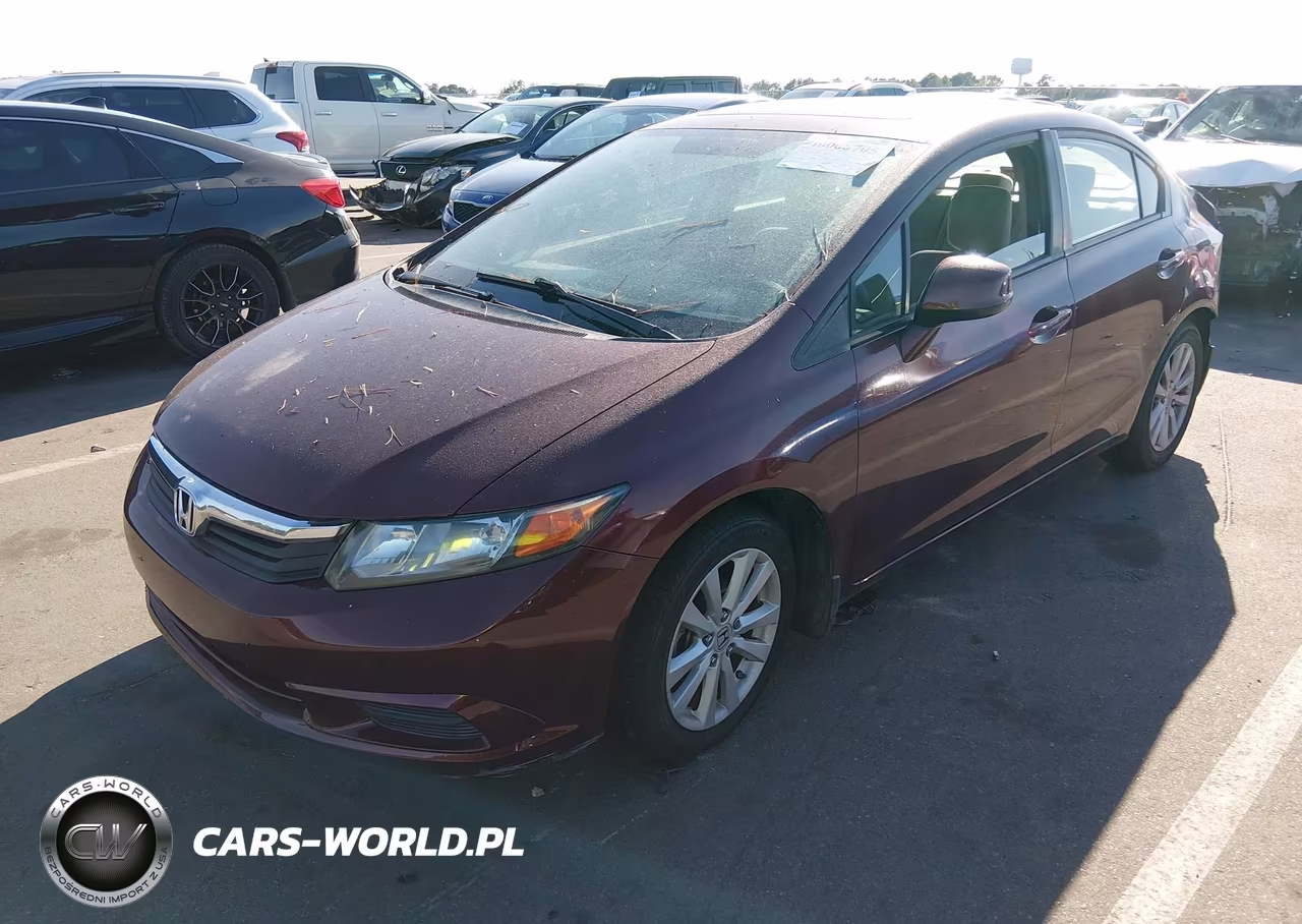 2012 Honda Civic Ex VIN:2HGFB2F88CH569922 - 2