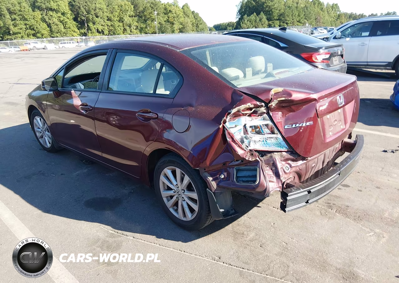 2012 Honda Civic Ex VIN:2HGFB2F88CH569922 - 3