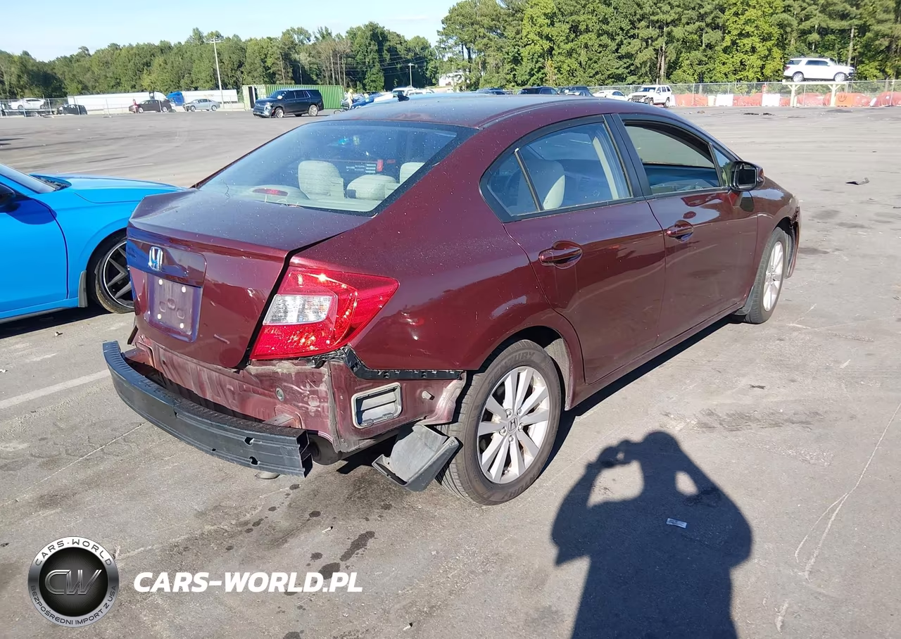 2012 Honda Civic Ex VIN:2HGFB2F88CH569922 - 4