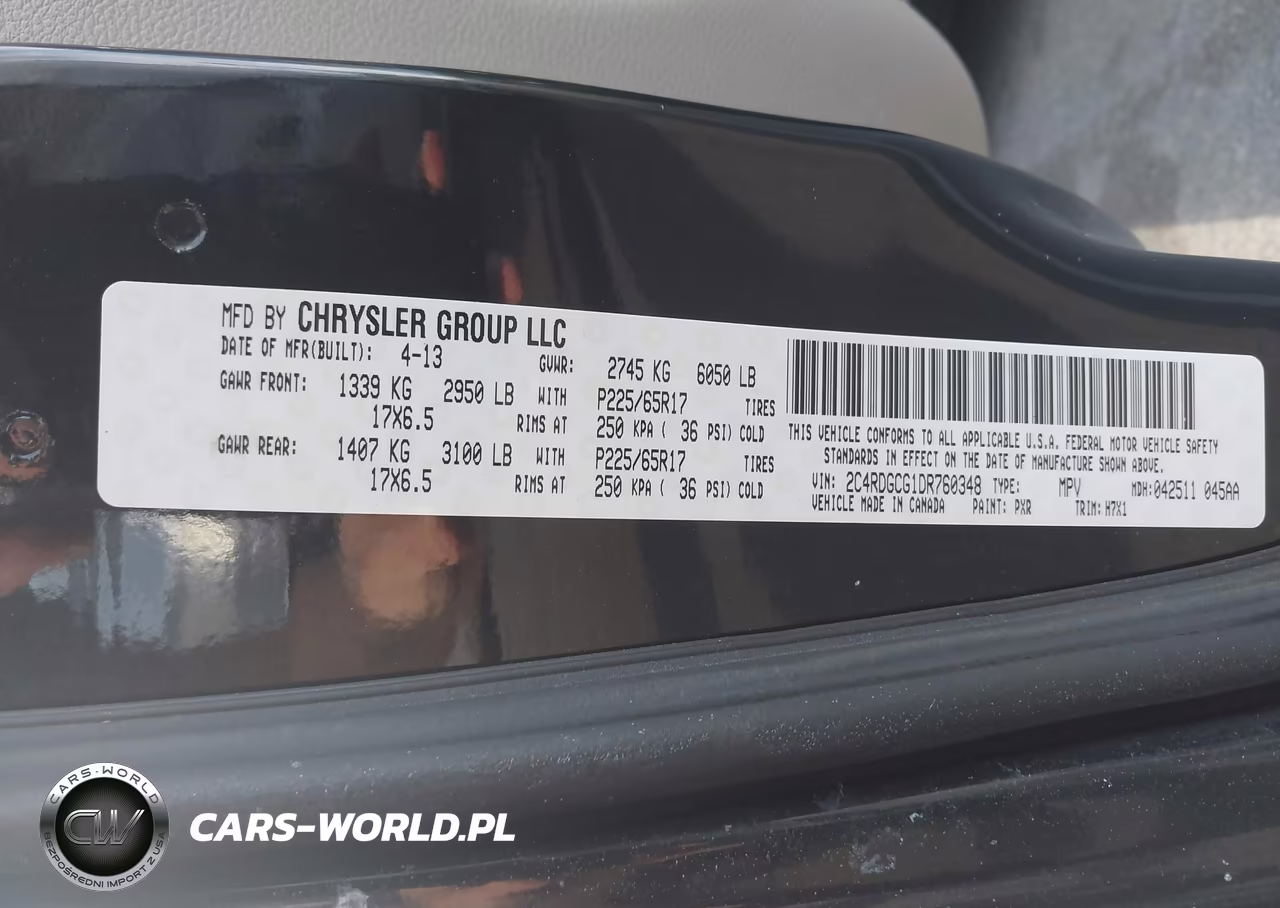 2013 Dodge Grand Caravan Sxt VIN:2C4RDGCG1DR760348 - 9
