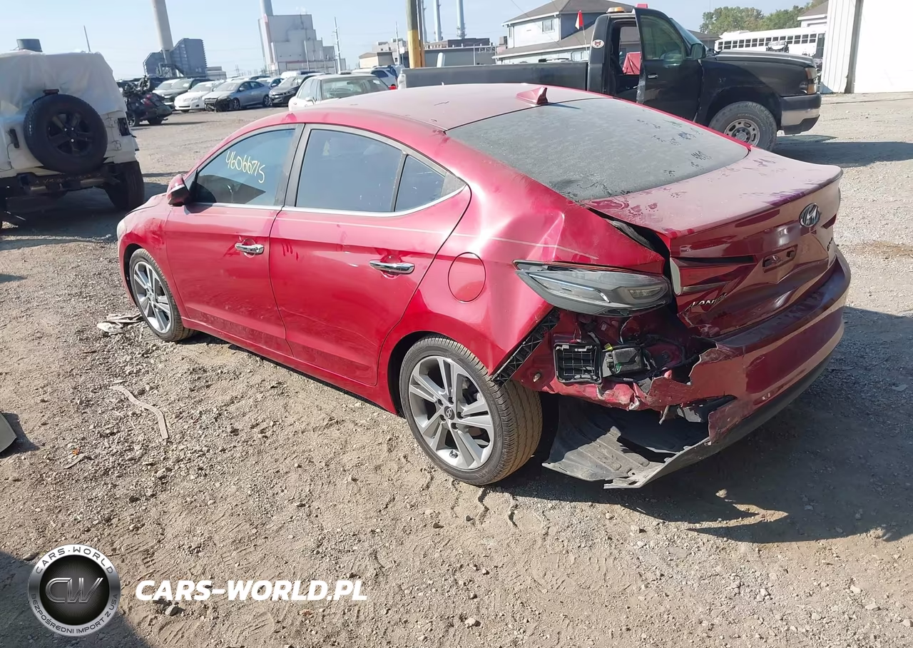 2017 Hyundai Elantra Limited VIN:KMHD84LF7HU359671 - 3