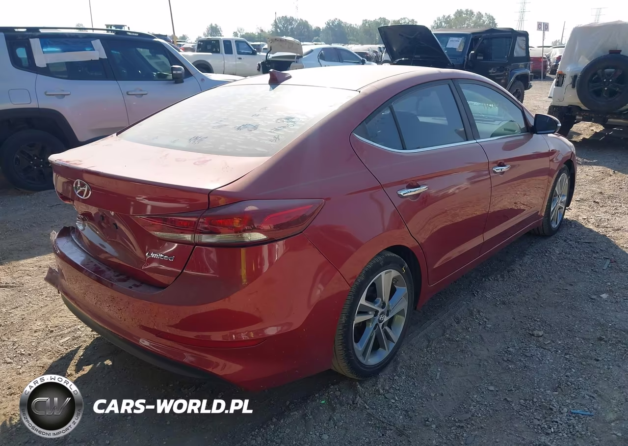 2017 Hyundai Elantra Limited VIN:KMHD84LF7HU359671 - 4