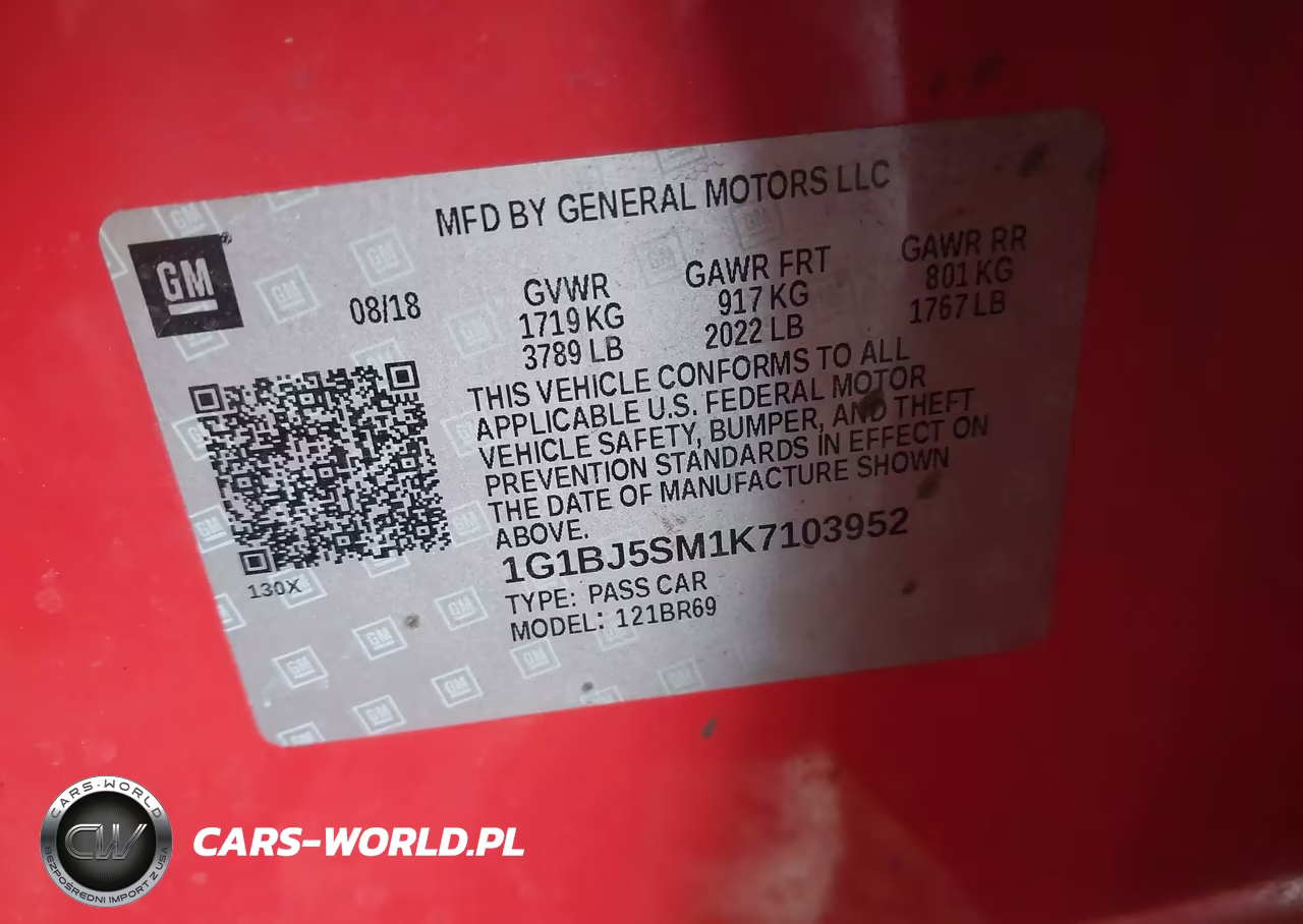 2019 Chevrolet Cruze Diesel VIN:1G1BJ5SM1K7103952 - 9