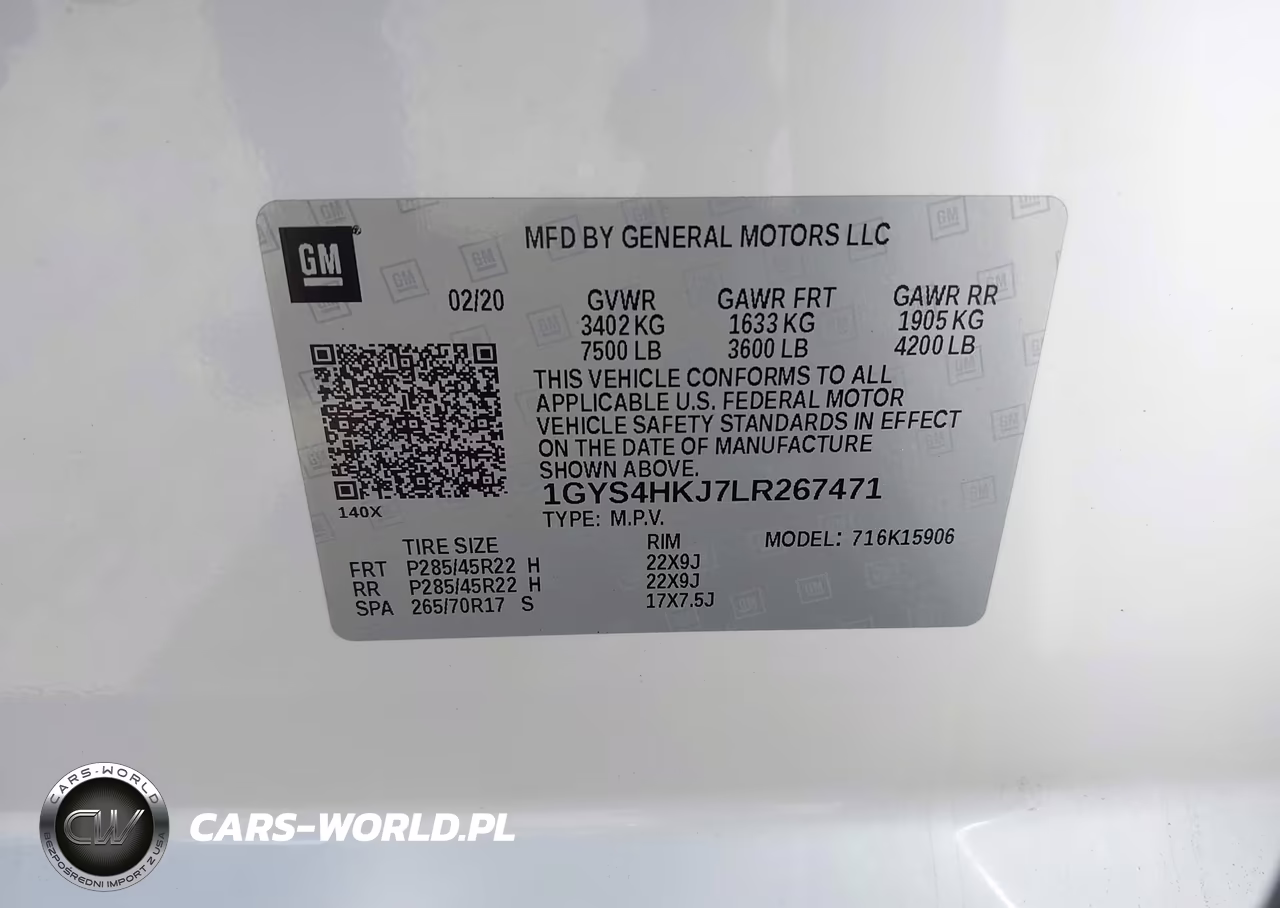 2020 Cadillac Escalade Esv 4Wd Luxury VIN:1GYS4HKJ7LR267471 - 9