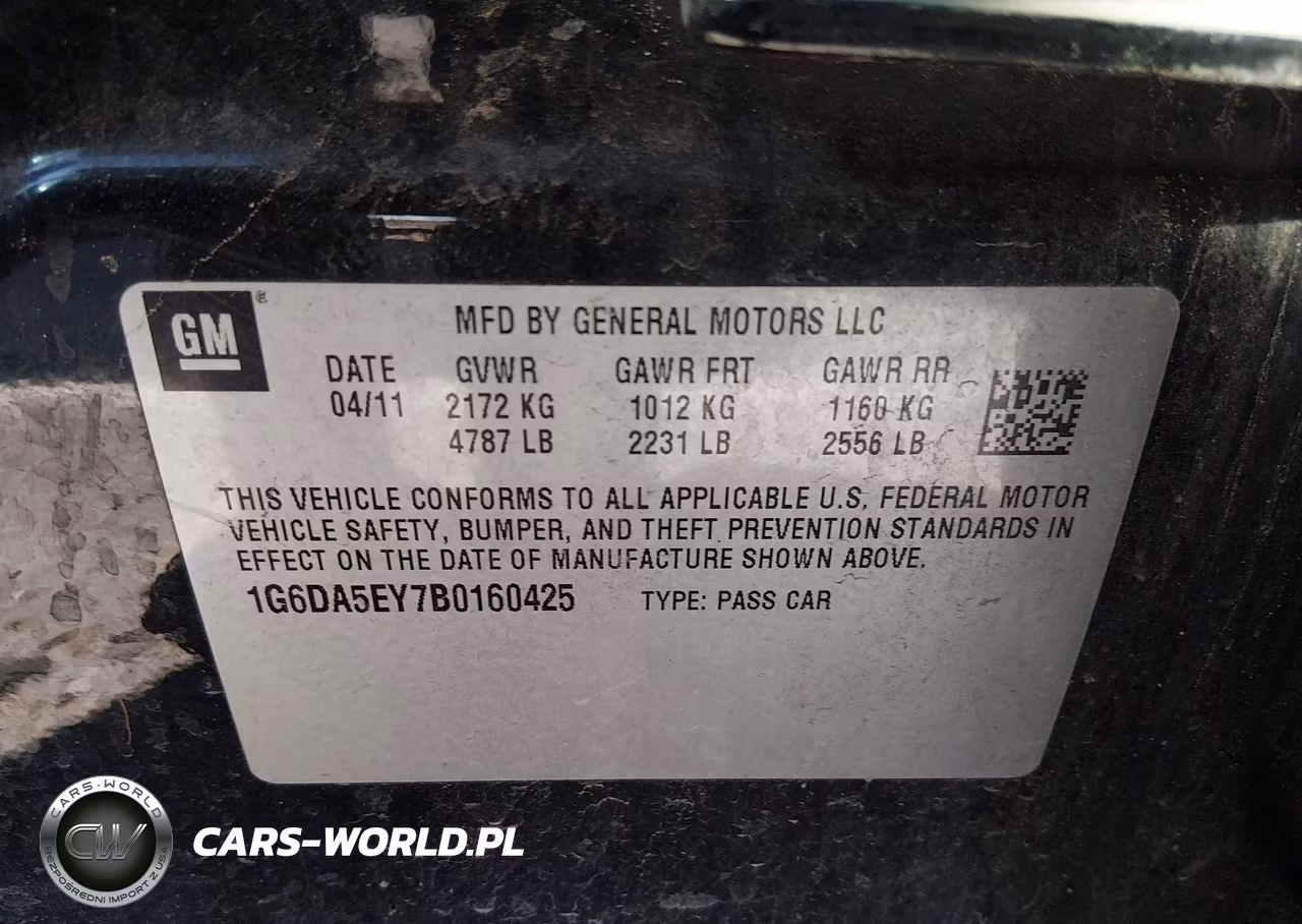 2011 Cadillac Cts Standard VIN:1G6DA5EY7B0160425 - 9