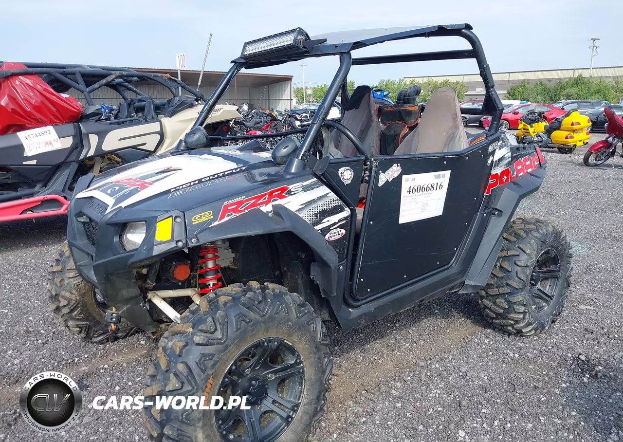 2012 Polaris Ranger Rzr 800S VIN:4XAVE76A0CF660628 - 2