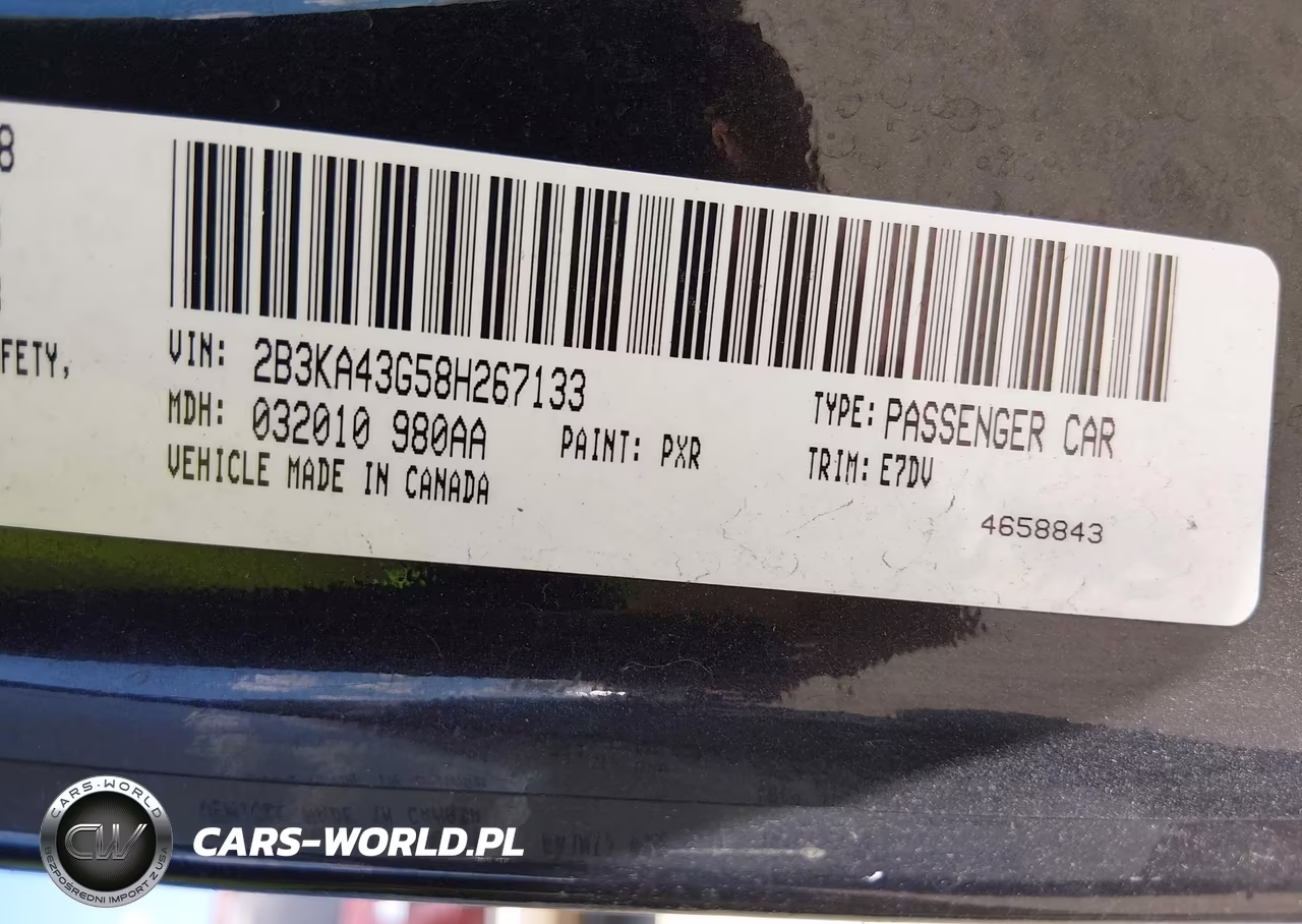 2008 Dodge Charger VIN:2B3KA43G58H267133 - 9