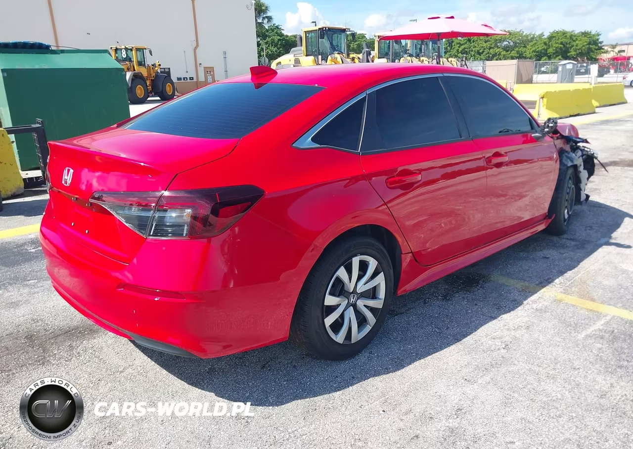2026 Honda Civic Lx VIN:2HGFE2F24TH564154 - 4