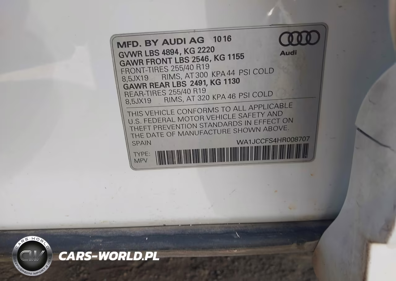 2017 Audi Q3 2.0T Premium VIN:WA1JCCFS4HR008707 - 9