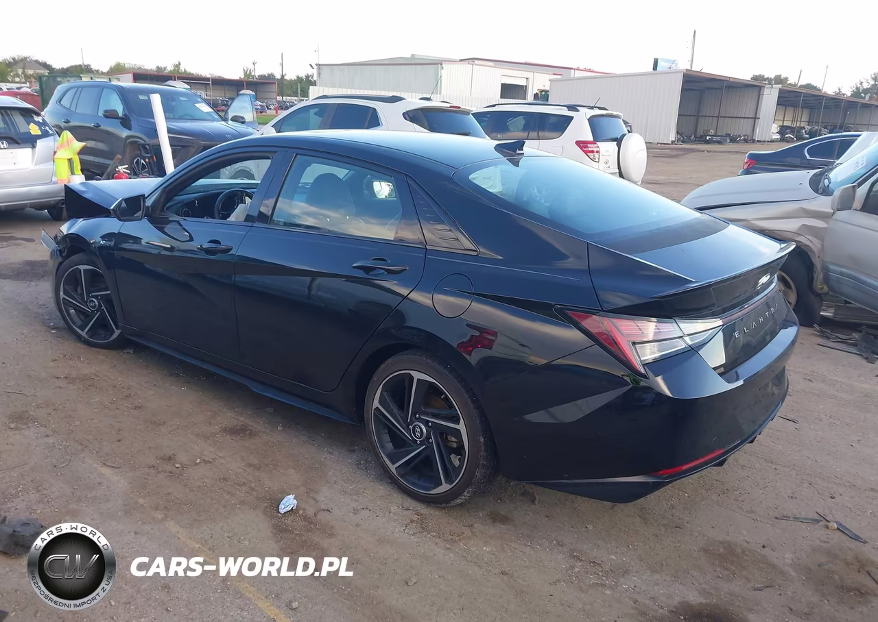 2022 Hyundai Elantra N Line VIN:KMHLR4AF4NU341720 - 3