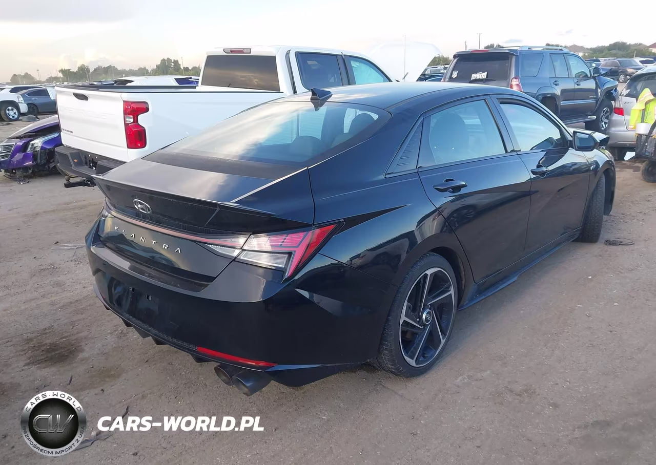 2022 Hyundai Elantra N Line VIN:KMHLR4AF4NU341720 - 4