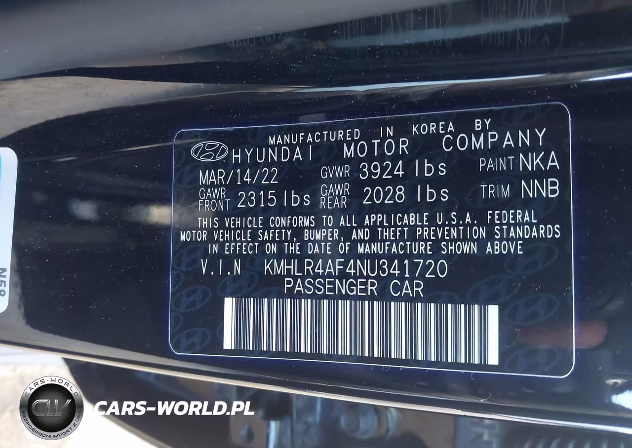 2022 Hyundai Elantra N Line VIN:KMHLR4AF4NU341720 - 9